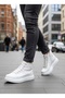 White Lace-Up High Light Sole Style Men's Sports Boots Tge230863 - 3