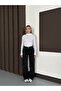 Unisex Cotton Turtleneck High Neck Sweater - White - 8