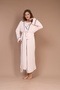 Women's Piped Nursing-Friendly Double-Breasted Maternity Pajamas 2-Piece Set - 5