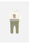 Baby Boy Knitwear Leggings Sweater Set Green 2563 - 2