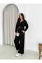 Modal Fabric Zippered Belted Tracksuit Set - 3