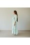 Ladies Casual Dress – Rayon Blend Floral Printed Maxi Wear with Belt, LCD6733 - 3