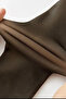 Women's Black Thermal Pantyhose with Fleece Lining – Winter Plush, Warm, Thick - 6