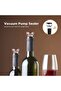 Electric Wine Opener 4-in-1 Gift Set (Corkscrew, Foil Cutter, Aerator, 2 Vacuum Stoppers) - 6