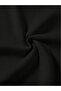 Unisex Basic Oversized Black Hoodie Sweatshirt - 3