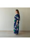 Ladies Casual Dress – Polyester Floral Printed Maxi Wear - 3