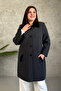 Women's Plus Size Mother's Long Knit Cardigan with Fur Collar - 8