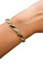 Xuping Zircon Stone Twist Bracelet 17 + 3 cm