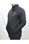 Men's Hooded Black Coat - 2