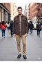 Half Oversize Textured Pocket Velvet Shirt