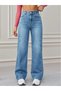 Women’s Jeans High-Waist Wide-Leg Loose Relaxed Fit Wide-Leg Denim Jeans Pants - 2
