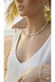 Elegant Handmade Pearl Bead Starfish Necklace and Bracelet Set Daily Summer Beach Combination Jewelry