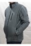 Men's Hooded Coat Grey - 2