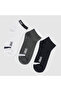 Men's Casual Ankle Socks - 3 Pairs (Olive Green, Black, Gray) - Free Size - 5