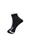 Men's Casual Ankle Socks - 3 Pairs (Olive Green, Black, Gray) - Free Size - 2