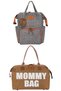 Mother Baby Care Backpack with Thermal Bottle and Mommy Bag Mother Baby Care Bag Set of 2