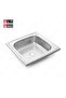 Asahi Stainless Steel Single Bowl Kitchen Sink (500x500) - 3
