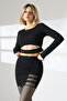 Women's Lycra Mini Skirt with Buckle - 5