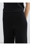 Lcw Vision Black Elastic Waist Women's Knitwear Pants W5Nf11Z8 - 3