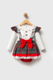 Baby Girl Dress Girls' Romper Birthday Party Wedding Special Occasion Long Sleeve Lined Romper - 4