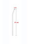 24-Piece Transparent Glass Straw Set + 2 Cleaning Brushes – Heat Resistant - 3
