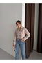 Women's Lined Double-Breasted Cut Buttoned Mini Trench Coat - 3
