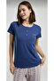 Women's Short Sleeve Pajama Set with Pockets -8956 - 4