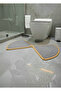 Natureluxe Jute Toilet Front Mat Door Spa Sauna Bathroom Mat Durable Decorative and Stylish Design - 2