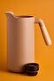 Lotus Nordic Bamboo Handle Glass Vacuum Thermos 1000 ml Brown - 2