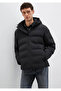 Hooded Inflatable Black Men's Coat M0110652-71379 - 2