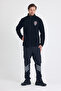 Men's Special Security Embroidered Black Fleece Coat (Armali) Men, Reflective, Special Security Fleece - 2