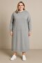 Plus Size 3 Yarn Dress with Pockets and Hood