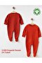 100% Organic Cotton Unisex Baby 2-Piece Snap-On Romper Set Newborn Gift