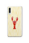 Samsung Galaxy A50 / A30S Compatible Transparent Phone Case with Lobster Pattern