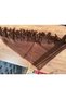 Brown Tassels Cool Style and Stylish Style and Fashion Icon Triangle Knitwear Shoulder Shawl 160*50 cm - 3