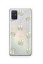 Samsung Galaxy A71 Compatible Frog Patterned Transparent Phone Case