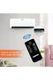 PTC Ceramic Wall Heater, LED Temperature Display, GWH28518-7.5 Hours Timer, 2200W Power, Remote Control, Temperature Control White - 5