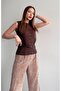 Suede Belted Wool Mohair Knitwear Vest - 3