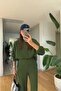 Women's New Basic Premium Model Long Sleeve Bottom Top Set - 4