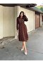 Heart Embroidered Stylish Knit Dress - 5