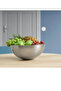 2-Piece Stainless Steel Mixing Bowl Dough Kneading Container Multi-Purpose Whisk Bowl 24cm- 21cm 430Çlk - 2