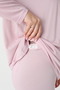 Women's Powder Lace Detailed Long Sleeve Special Design Maternity Pajama Set - 6