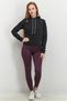 Women Sports Fit Piped Dream Hoody Fitness And Training Sweatshirt, Black - 3
