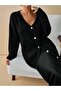 Yumoş Feather Standard Length Jacket Model Knitwear Cardigan - 3