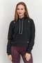 Women Sports Fit Piped Dream Hoody Fitness And Training Sweatshirt, Black