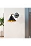Ceiling Articulated Movable Head Single Wall Sconce Black,Industrial Metal Wall Lamp Cati-185Black - 3