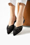 Benice Mesh Upper with Embroidered Patterns on Top of Lace and Lace Styles, Low Heel Shoes with a Flat Sole. - 3