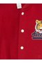 Lcw Baby Red College Collar Long Sleeve Baby Boy Zippered Sweatshirt - 5