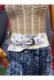 Handmade Phobos Pastel Patterned Genuine Leather Belt, Women's Belt, Dress Belt, Trouser Belt, Coat Belt, Waist Belt, Corset Belt - 3