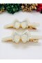 Pearl Gold Pens Clasp Elegant 2-Piece Side Clasp - 2
